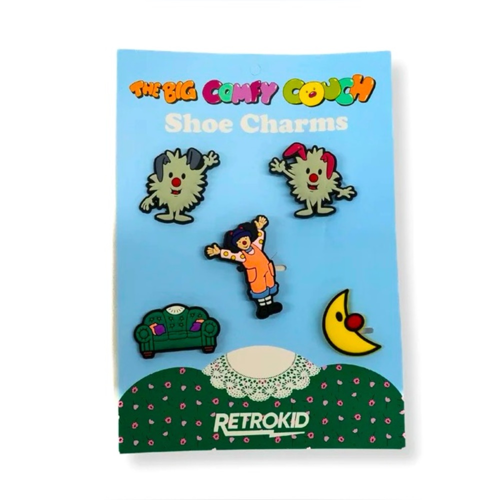 The Big Comfy Couch Shoe Charms - Multicolor New Sealed Package Crocs